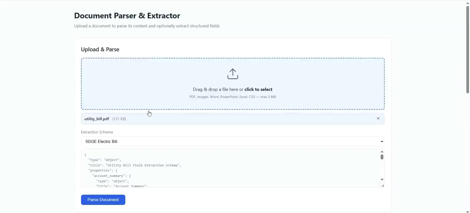 ADE Parse — Document Parser & Extractor poster