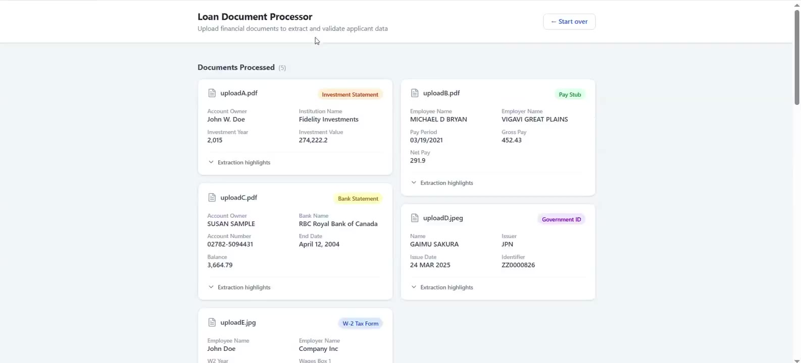 ADE Pipeline — Loan Application Processor poster