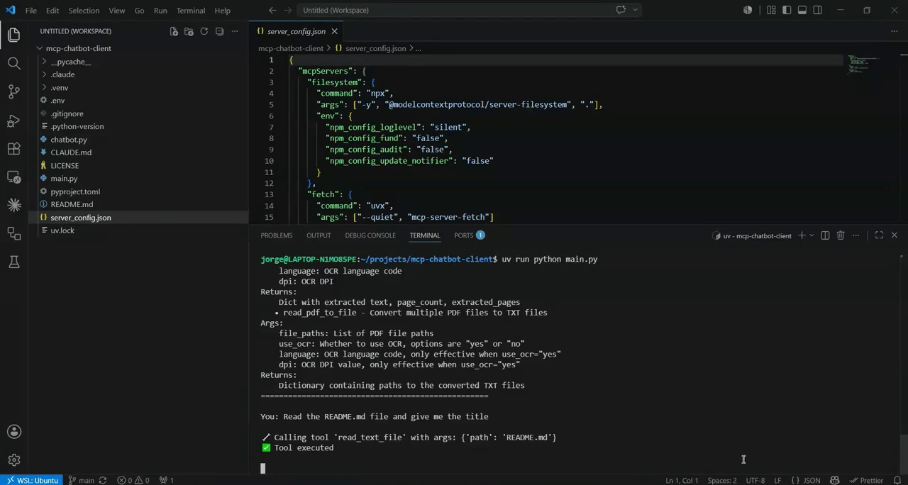 MCP Chatbot Client poster